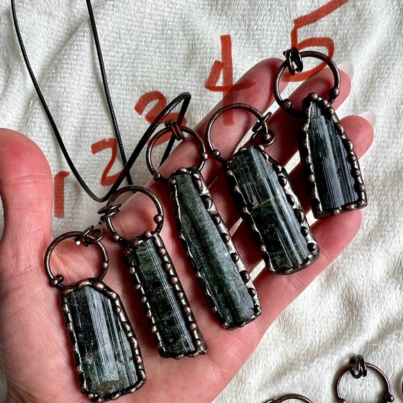 You Choose! RAW KYANITE + Copper Necklace Pendant - Picture 8 of 9